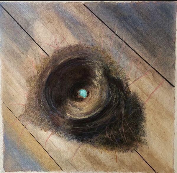 “Felled nest”
Watercolour on paper
11” x 14”