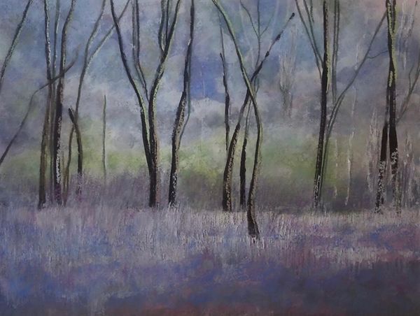 “Western forest in spring”
Watercolour on paper
 11” x 14”