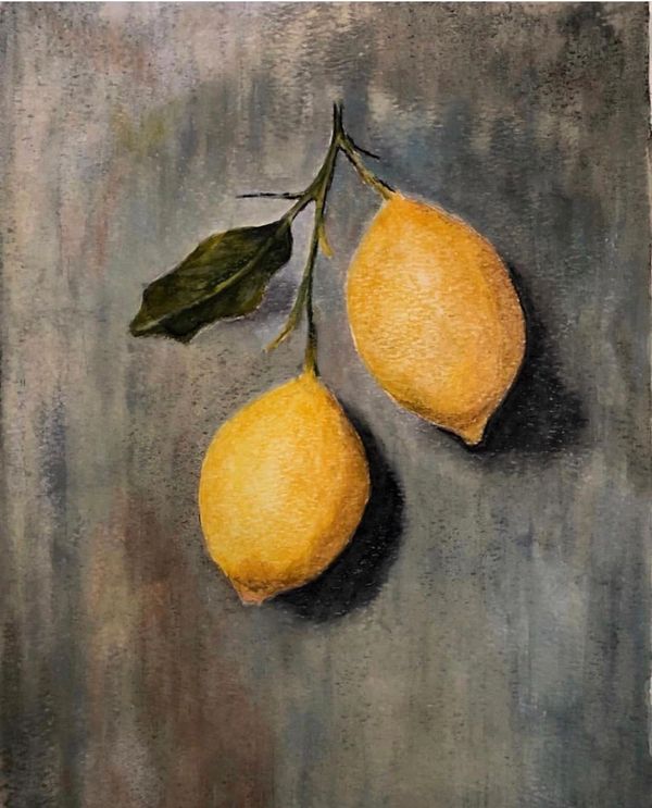 “Limones di Sorrento”
Watercolour on paper
14” x 18”