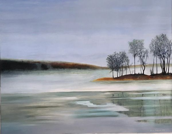 “Winter ice”
Oil on canvas
36” x 48”