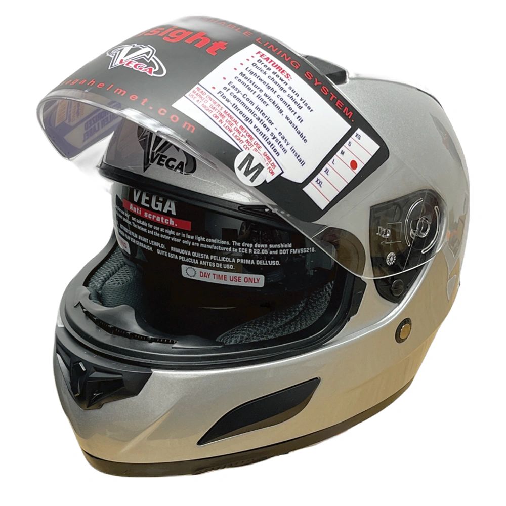 Vega Insight Helmet Full Face Silver