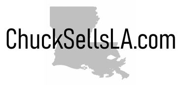Logo with Louisiana map and ChuckSellsLA.com text.