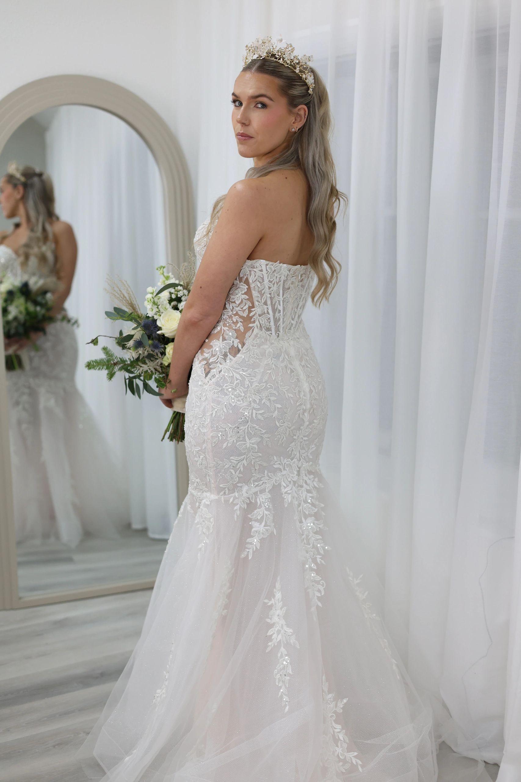 dream of bridesmaid dress Rachel Allan 70739 Prom Dress - Rose Gold main image 1