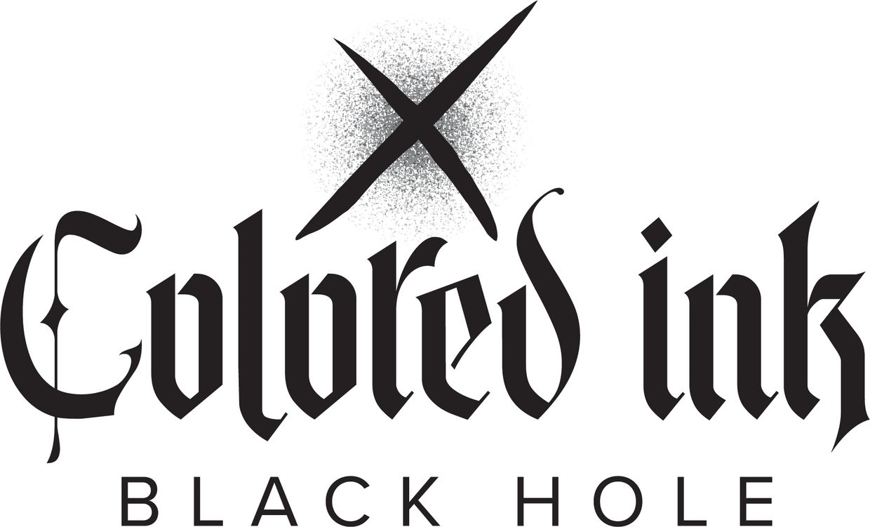 Colored Ink Black Hole logo