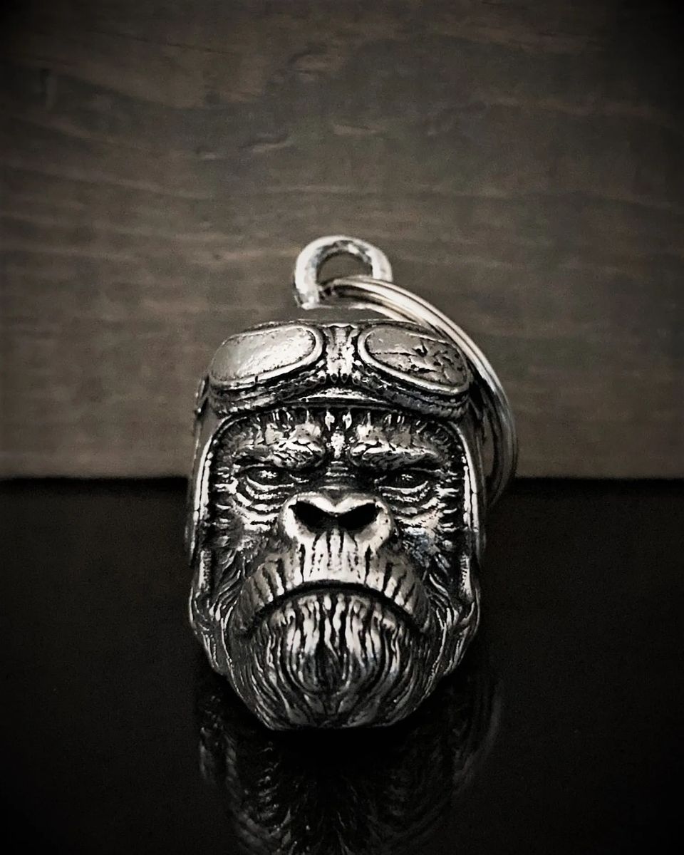 Native American Design Guardian Bell – Motorcycle Biker Ride Bell Or Keychain