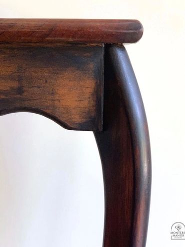 black farmhouse table old wood