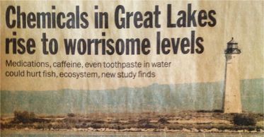 Detroit Free Press article on Chemicals in Great Lakes rise to worrisome levels