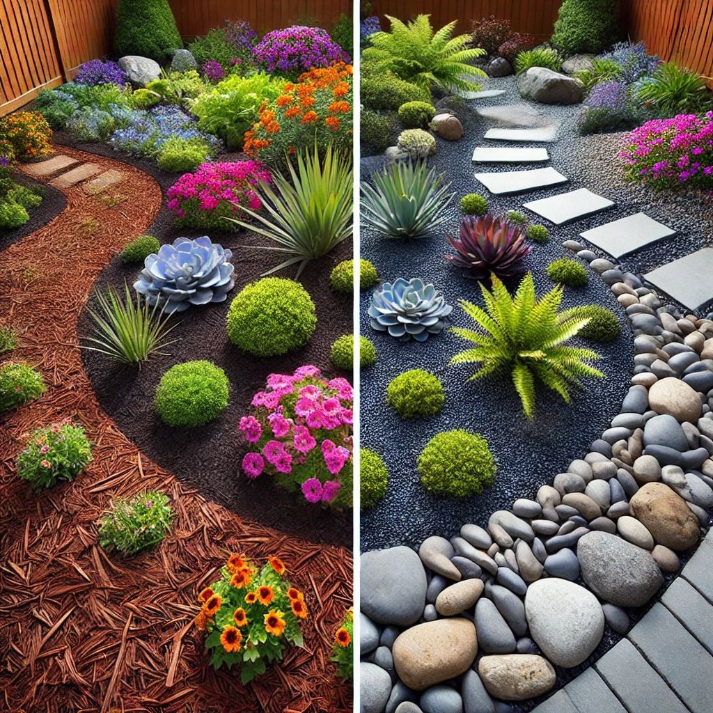 Mulch Vs Rocks Mulch vs. Rock: Which is Best for Your Landscaping?