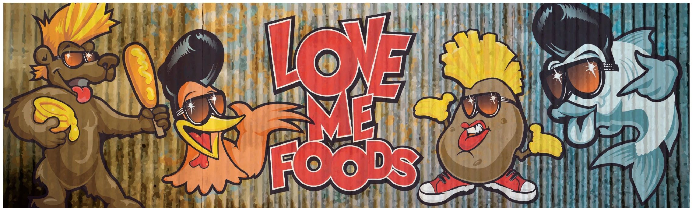 Chicken Tenders, Fish and Chips Love Me Foods