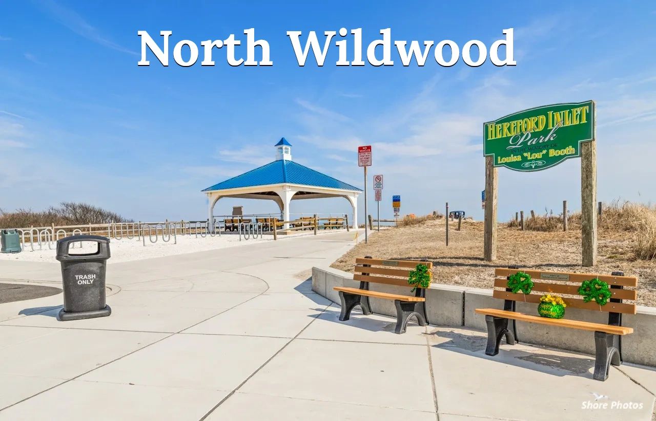 North Wildwood Single Family Homes, Condos, and multifamily Properties for Sale. Hereford Inlet Park