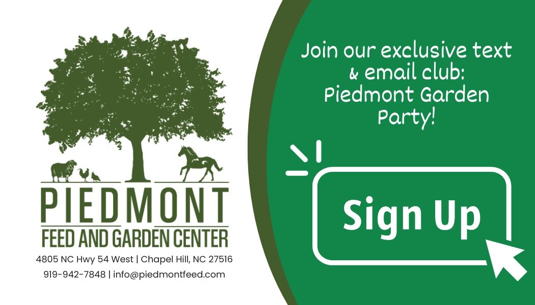 Sign up for Piedmont Garden Party!