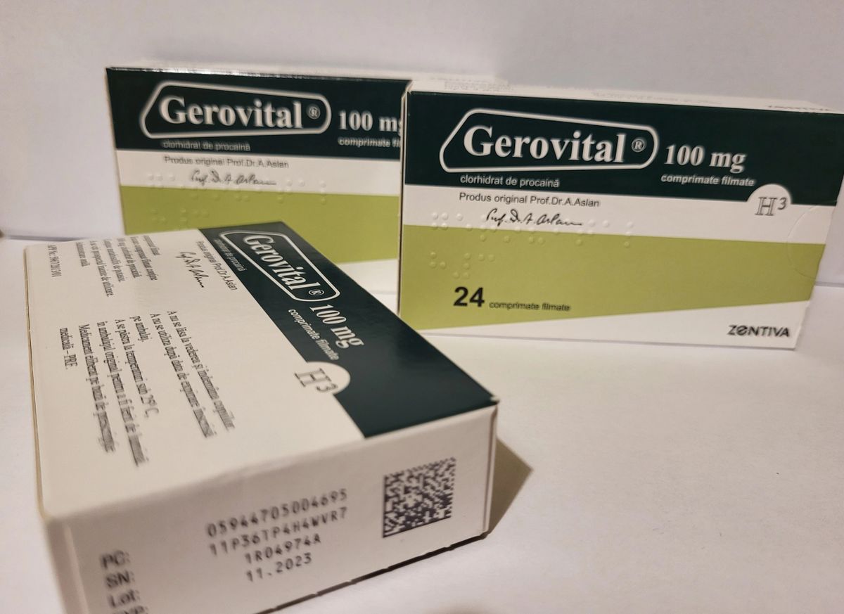 Original GEROVITAL H3 Tablets Dr. Ana Aslan - pack of 10 boxes - 240 tablets  ( 400 EURO)