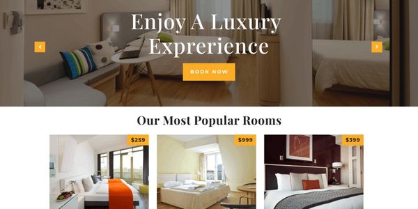 Create your own hotel website.