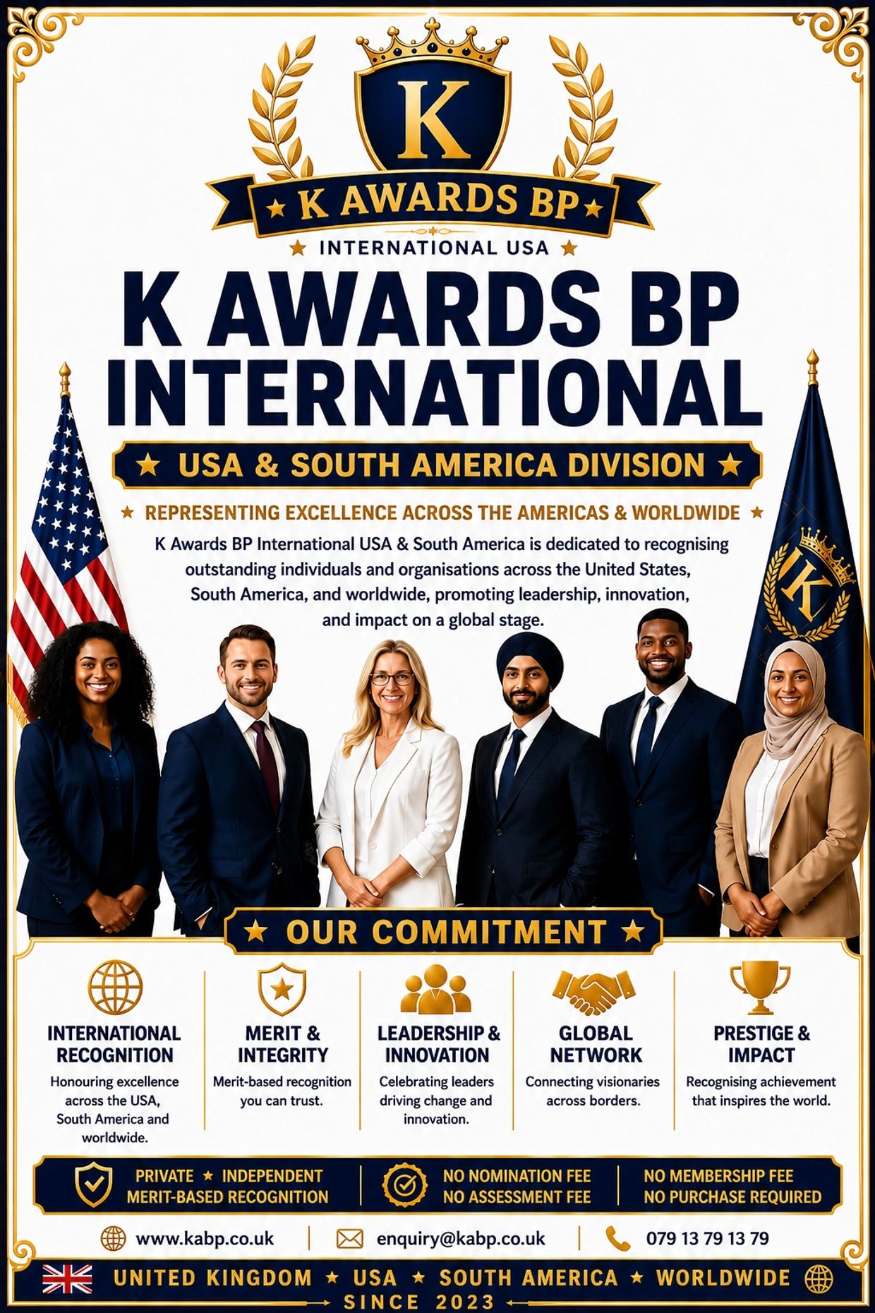K AWARD BP Global USA network Organising team poster 