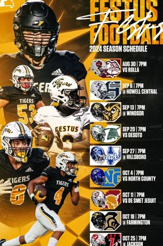 Festus Tigers High School Season Schedule