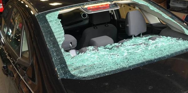 Shattered back glass repaired same day in Chicago Heights