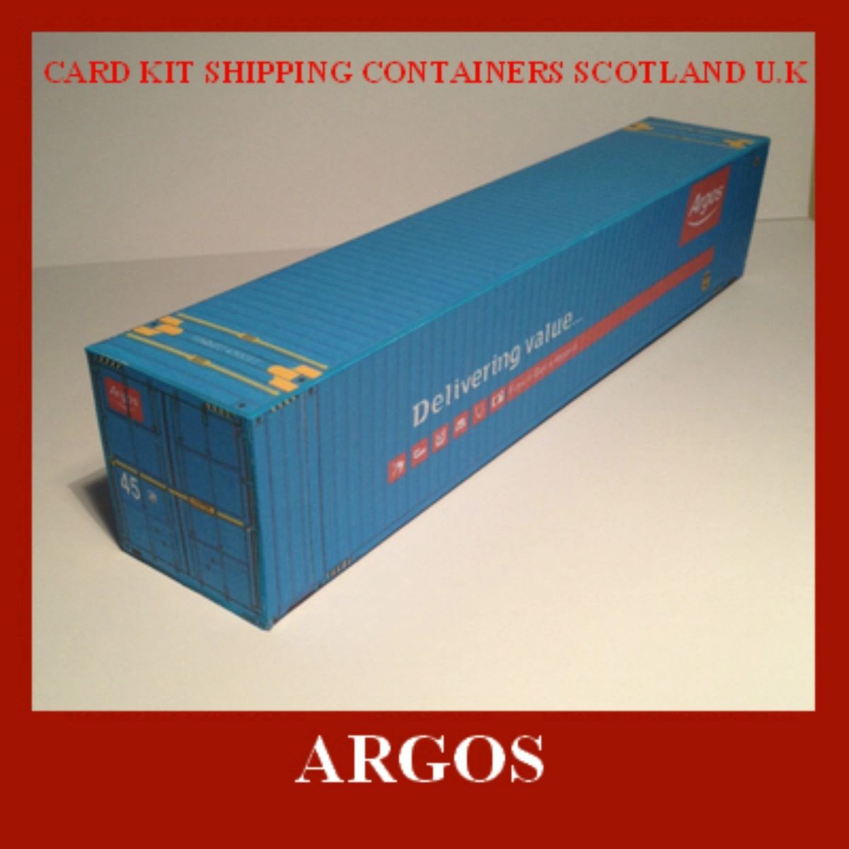 Argos Shipping Container Card Kit