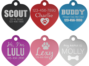 Tags are made of Aluminum, fully anodized and sealed. No bare aluminum edges 