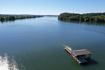 Pushing a lifetime warranty floating dock to it's new home