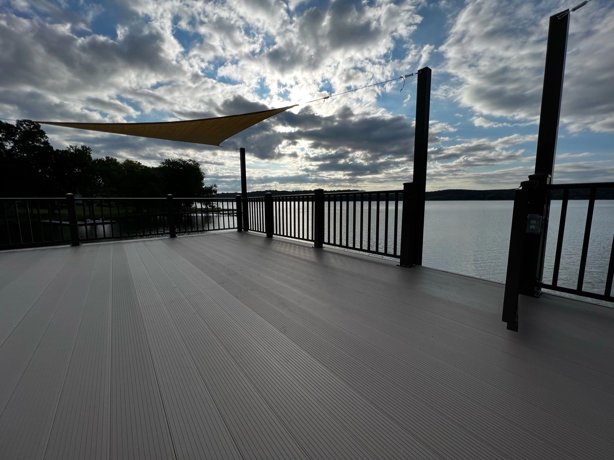 Beautiful View From This Two Story Dock On Chickamauga Lake in Chattanooga