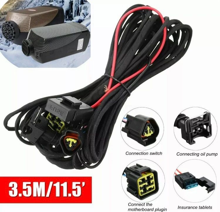 Air Diesel Parking Heater Wiring harness Loom Power Cable Adapter For Car 