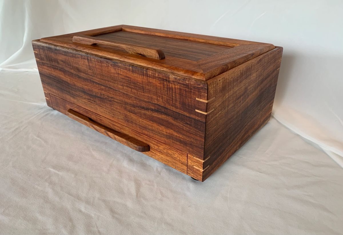 koa jewelry box