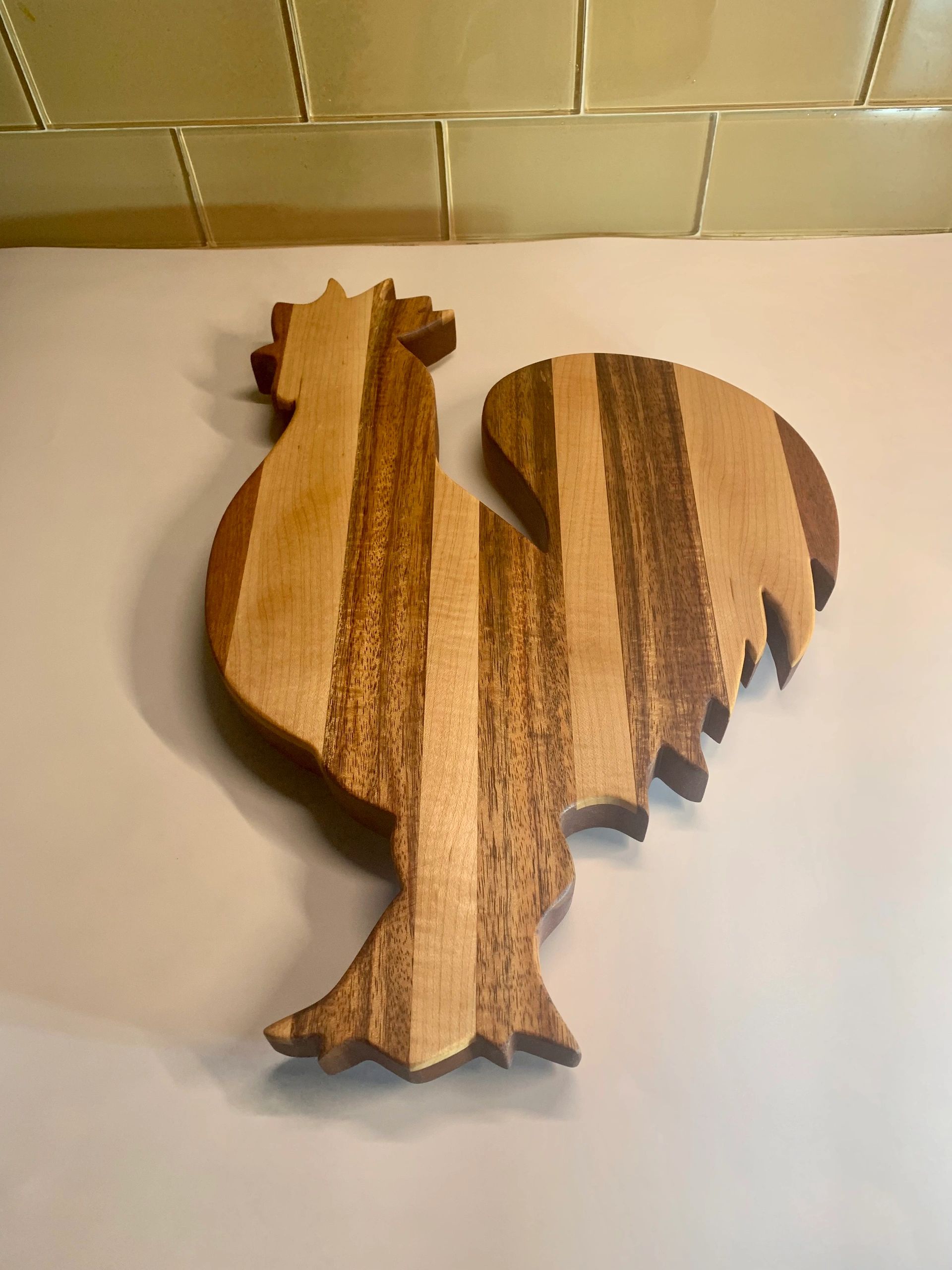 Rooster Appalachian Hardwood Charcuterie Cutting Board, Handmade in th –  The Barrington Garage