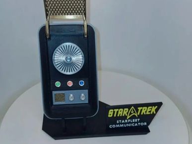 TOS Communicator | Star Trek The Original Series Fan Art Cosplay Replica | Collectible Display Item