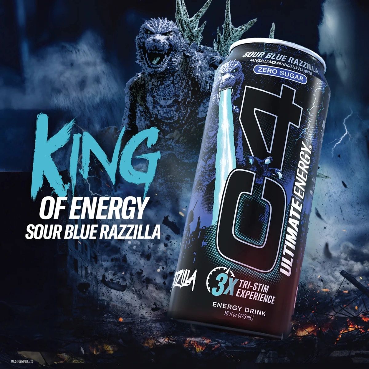 C4 Razilla C4 Sour Blue Razzilla Energy Drink