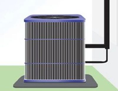 Outdoor central air conditioning unit