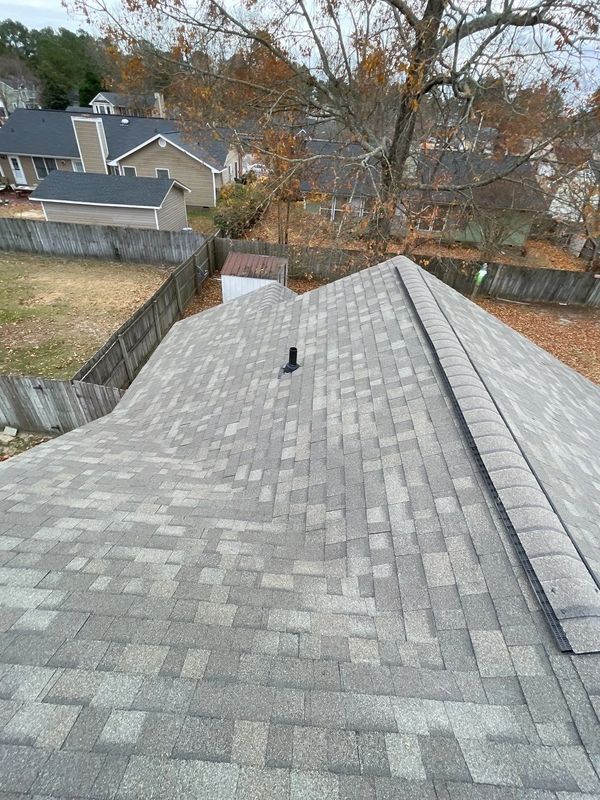 Residential roof installation by Calvary Roofing