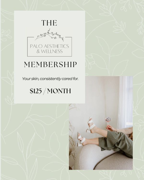 Palo Aesthetics &amp; Wellness membership offer at $125/month.