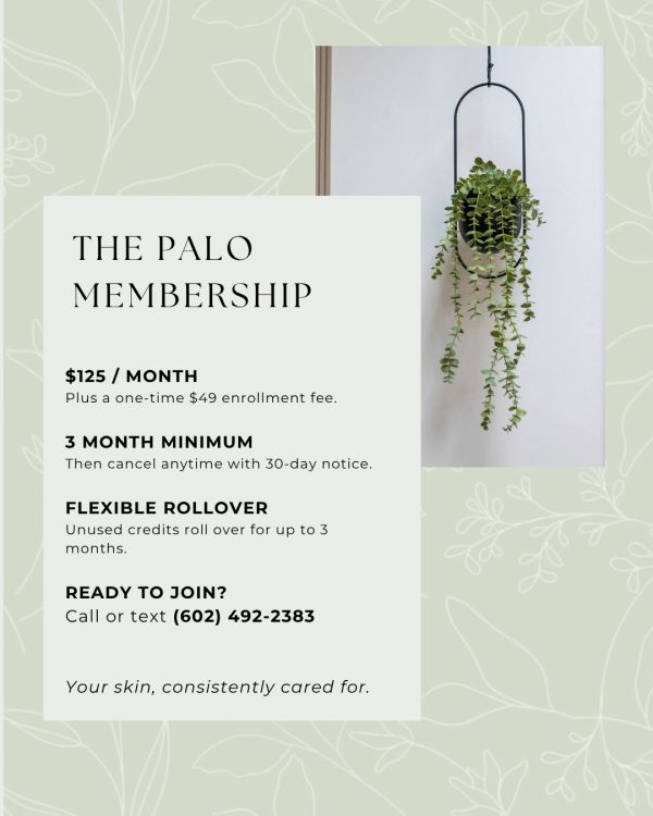 Informative graphic about the Palo membership plan.