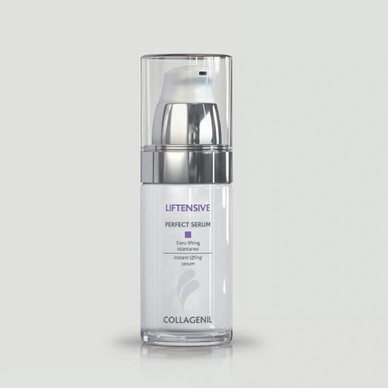 IMMEDIATE UPLIFTING & FIRMING SERUM Collagenil Liftensive Perfect Serum is a light, highly concentra