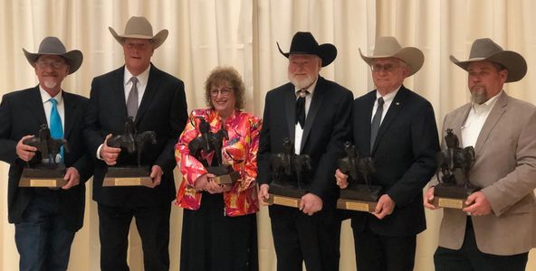 "Red Steagall is Somewhere West Of Wallstreet" team - Receiving our third Western Heritage Award