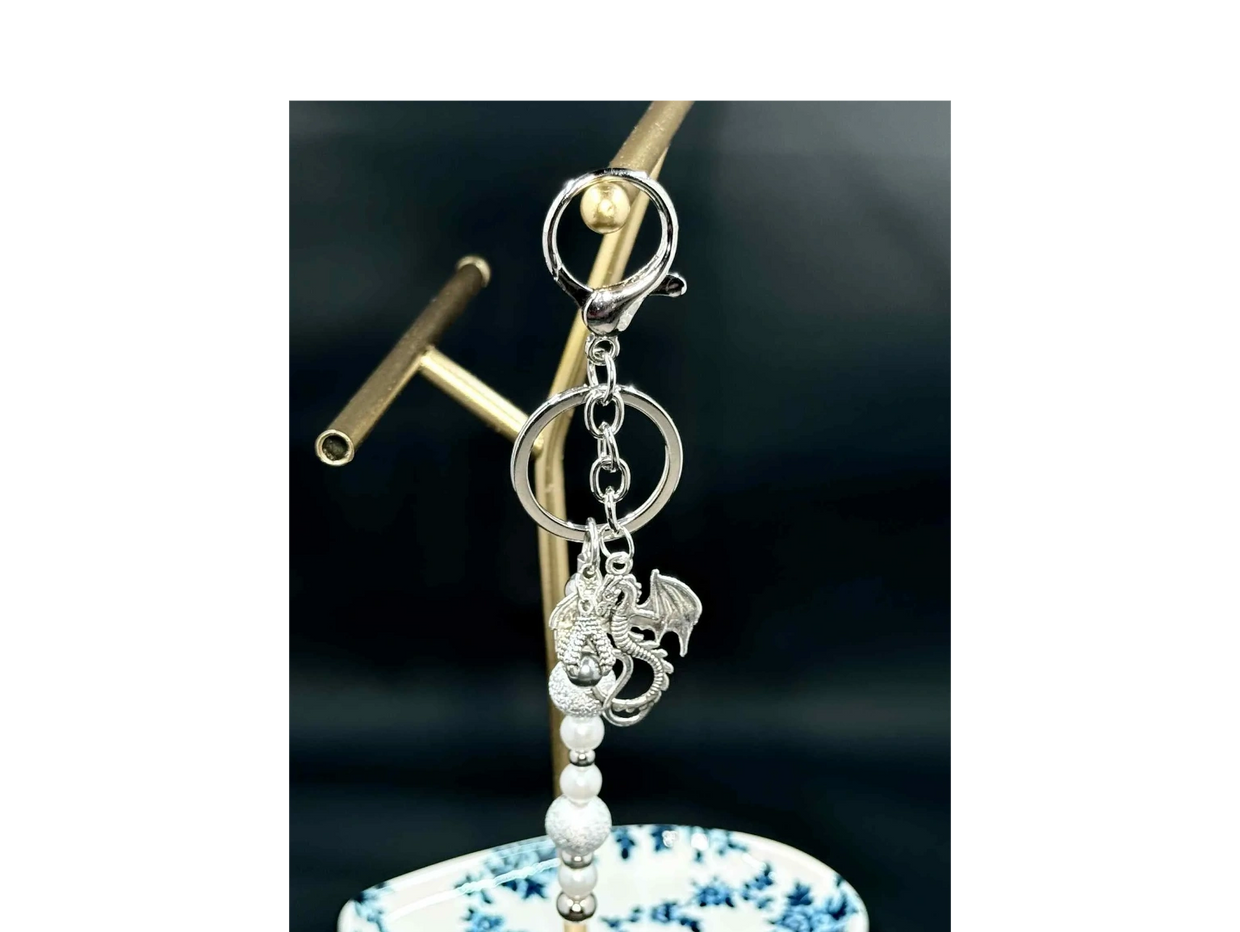 PrettyByCara offers a wide range of beautifully crafted, handmade beaded items, including keychains,