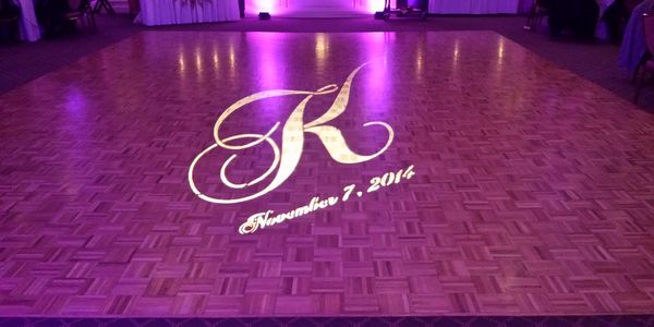 Custom Monogram Wedding Gobos