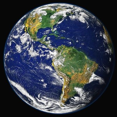 A picture of earth to discuss sustainability