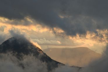 From Mount Rainier Washington Sunset