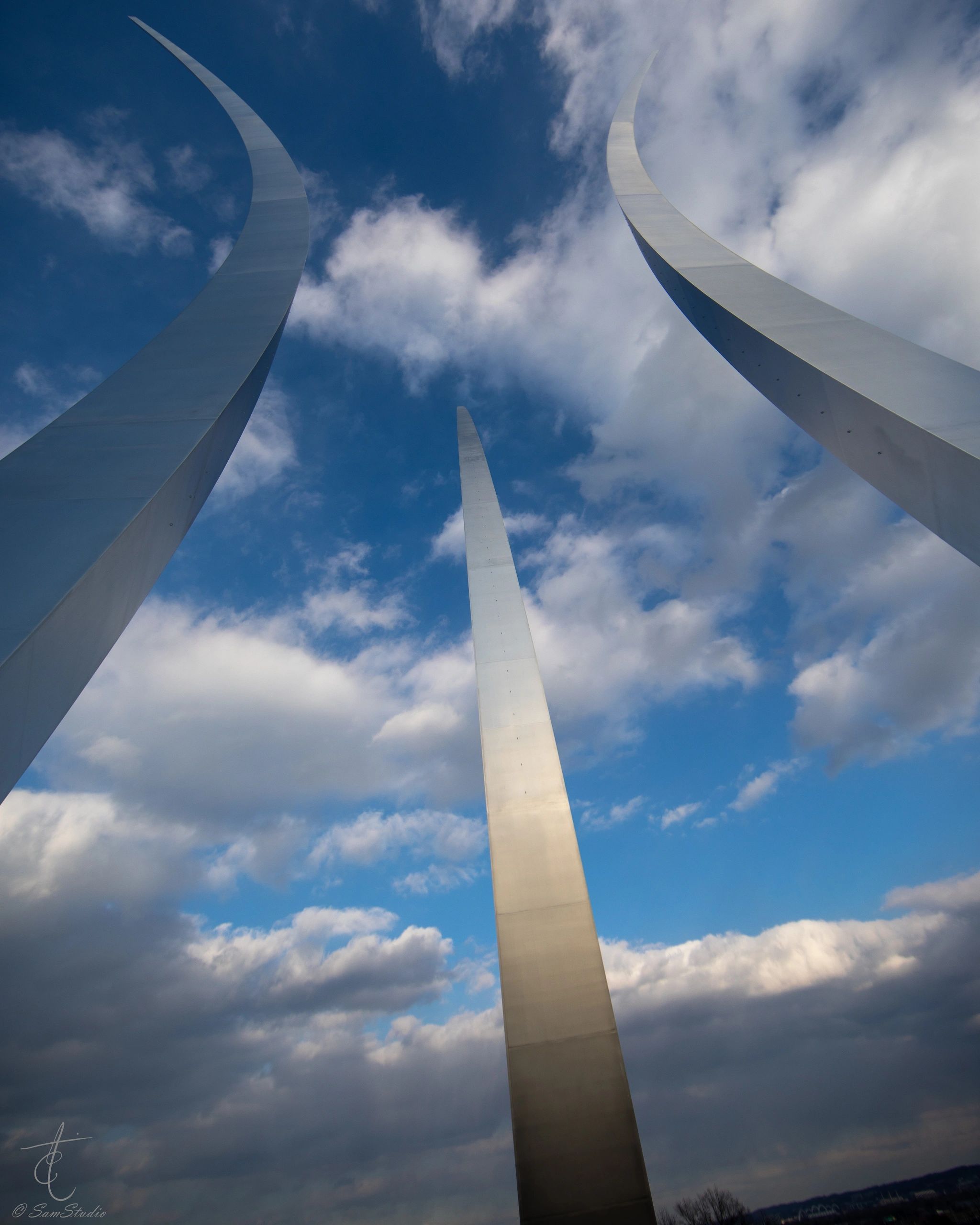 The united States Airforce Memorial, Washington DC