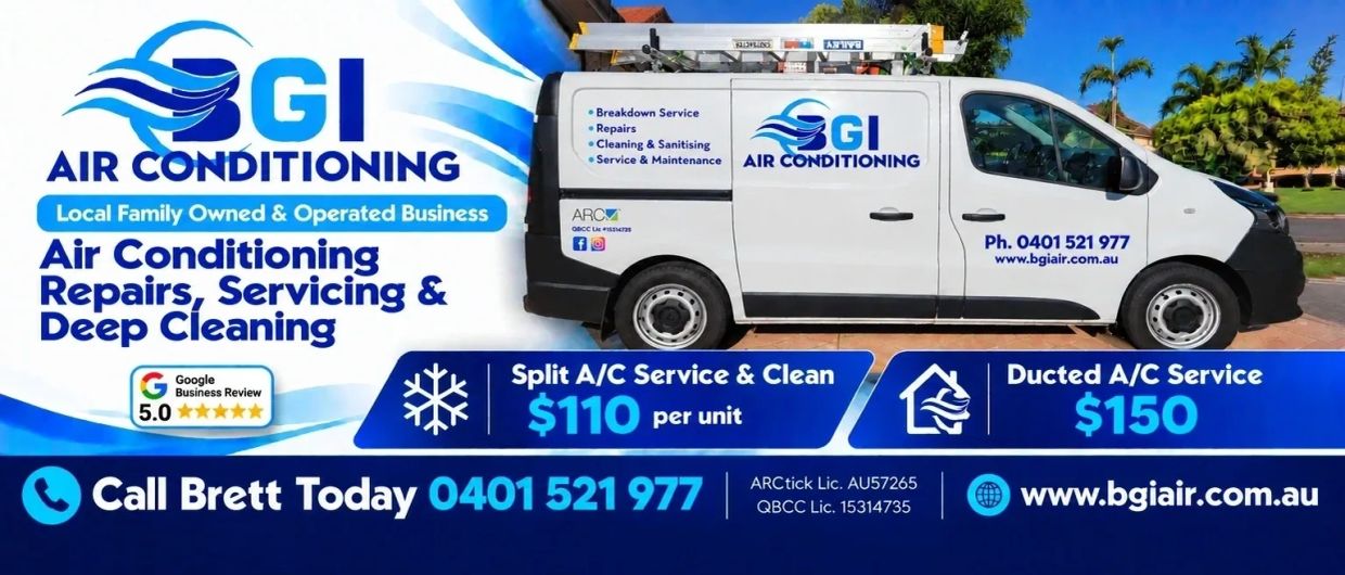 GI Air Conditioning offers repairs, servicing, and cleaning with great prices.