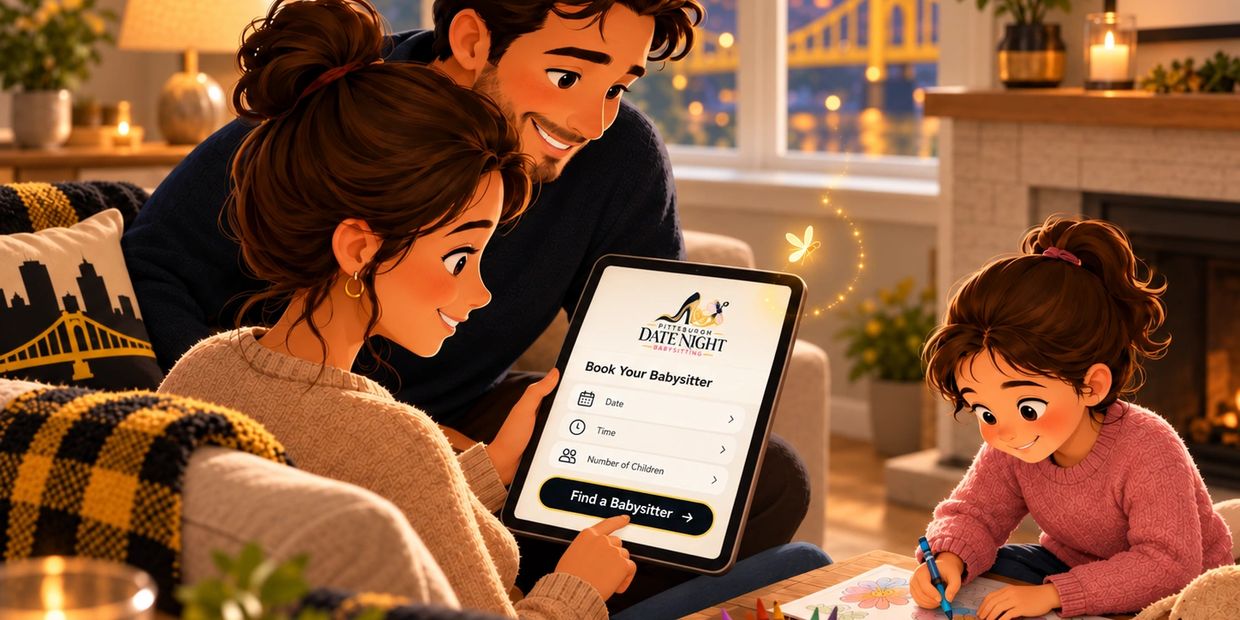 Pittsburgh Date Night Childcare helps you book a babysitter for your date night