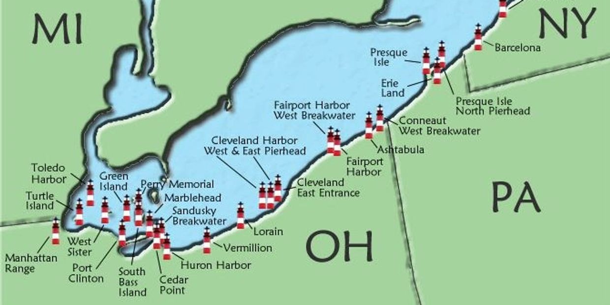 Lake Erie Lighthouse Trail - Photo Credit: Lighthouse Friends