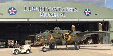 Telling the story of local aviation and the World War II-era through its aircraft, vehicles, and exh