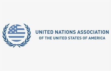Logo of the United Nations Association of the United States of America.