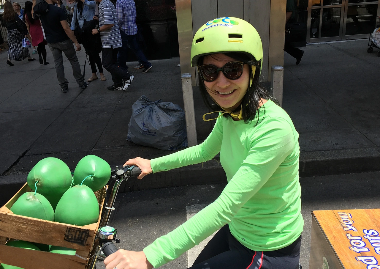 Vita Coco bike break, NYC 2015