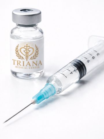 Vitamin B-12 Injection  — $40
Boosts energy, supports metabolism, improves mood, and promotes nerve 