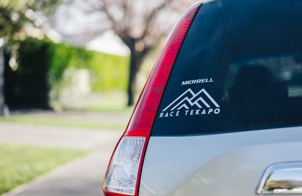 Custom Merrell Race Tekapo sticker