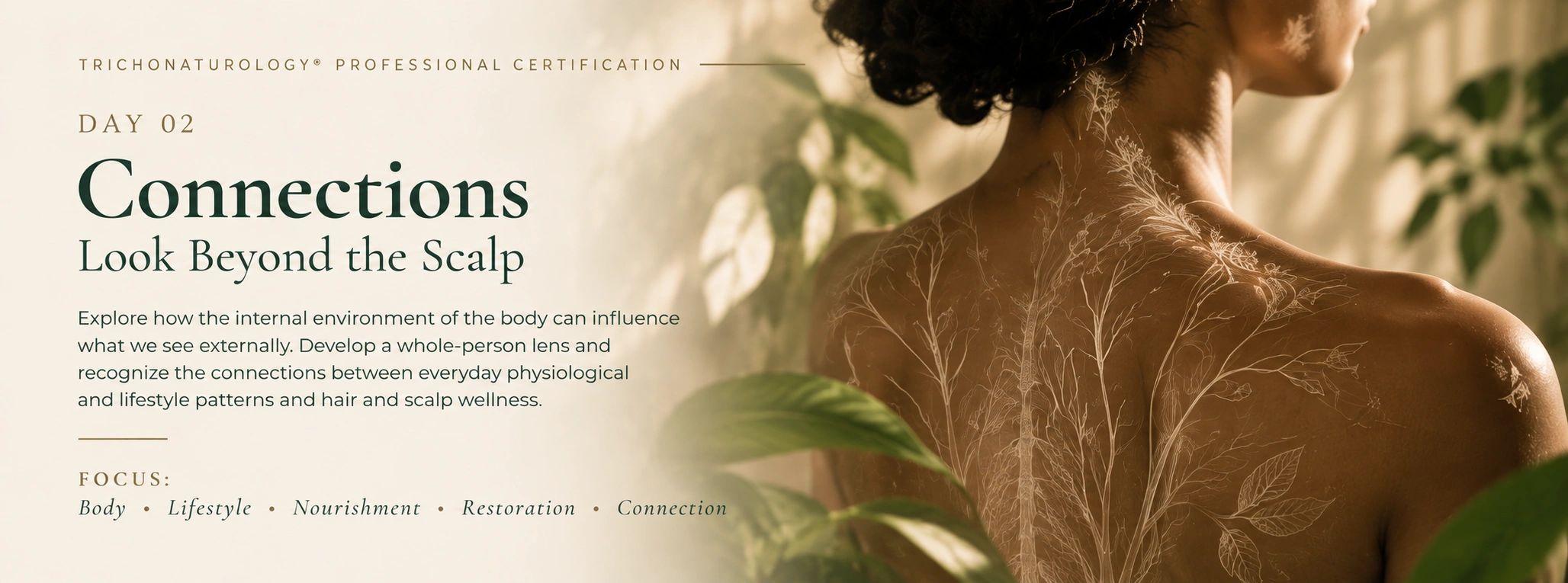 Day 2 of Trichonaturology: Connections, looking beyond the scalp.