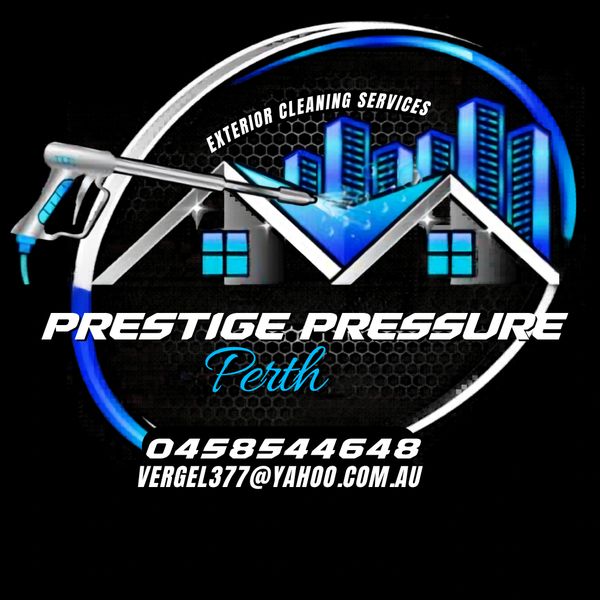 Logo for Prestige Pressure, exterior cleaning services in Perth.